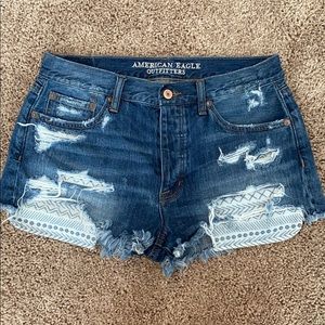 American Eagle Vintage Hi-Rise Festival Shorts